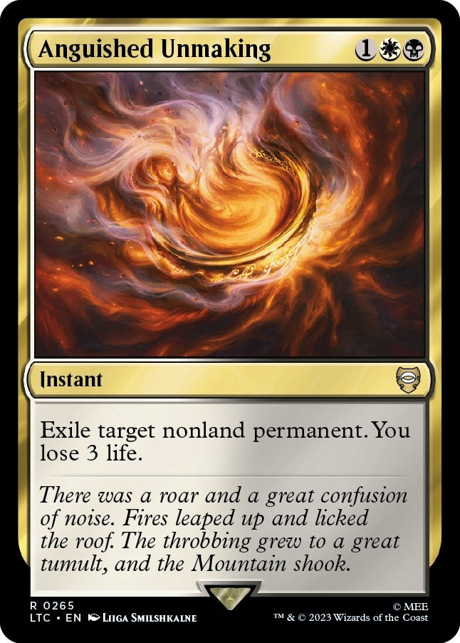 Image for Anguished Unmaking (265) (LTC) - Magic: The Gathering
