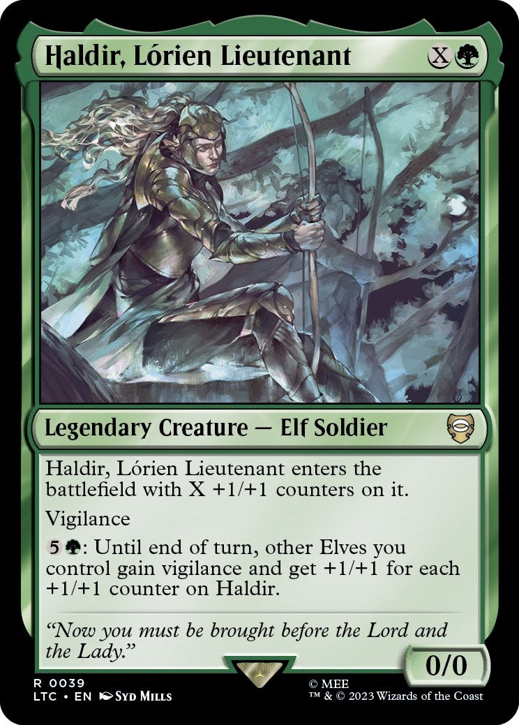 Image for Haldir, Lorien Lieutenant (39) - Magic: The Gathering