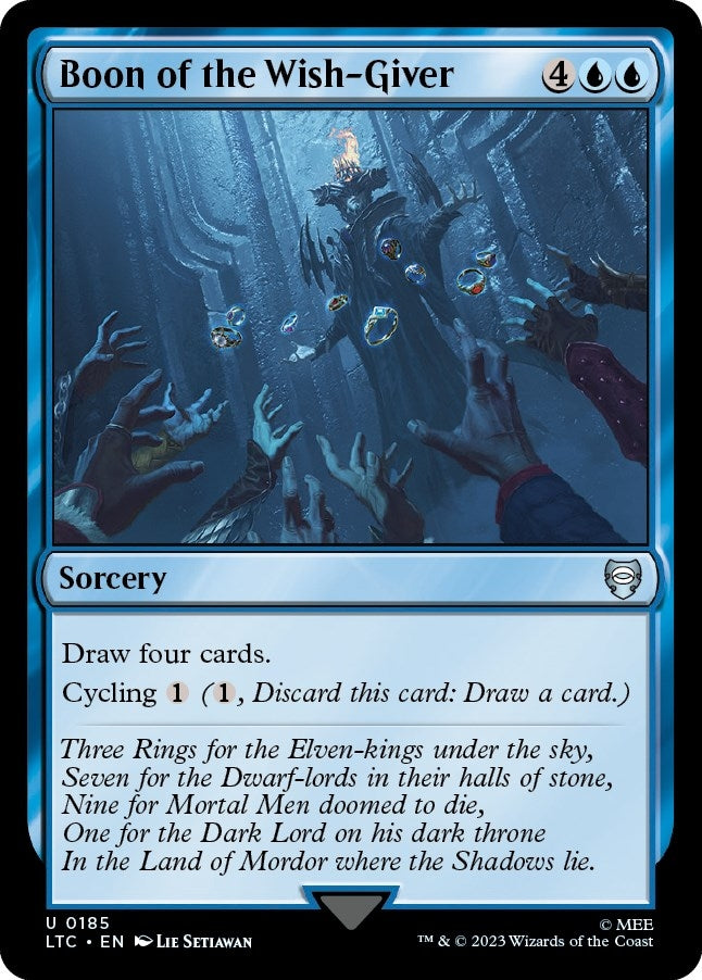 Image for Boon of the Wish-Giver (185) (LTC) - Magic: The Gathering