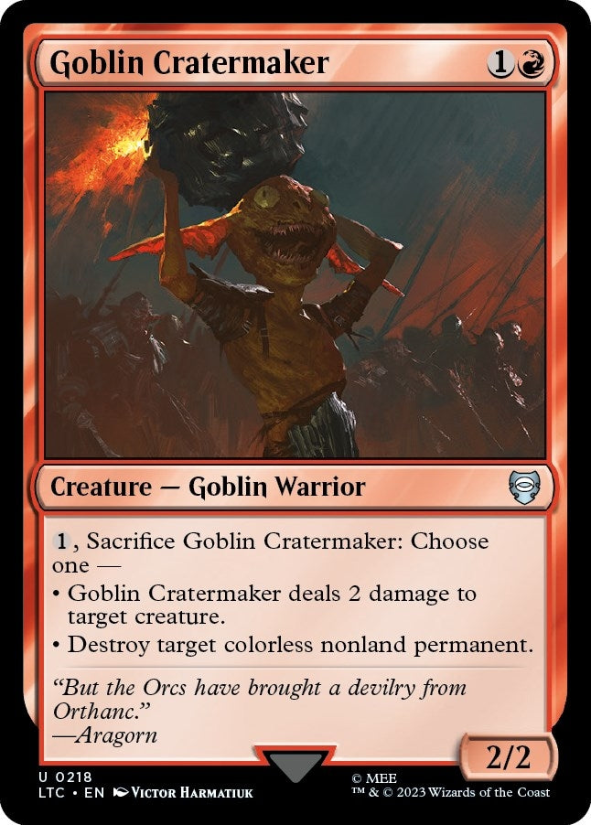 Image for Goblin Cratermaker (218) - Magic: The Gathering