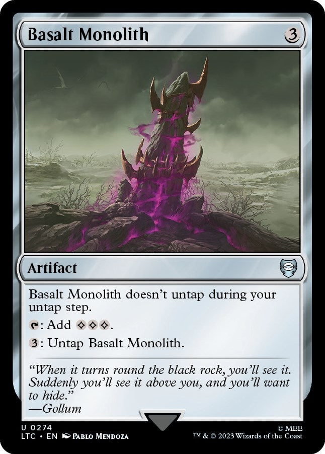 Image for Basalt Monolith (274) - Magic: The Gathering