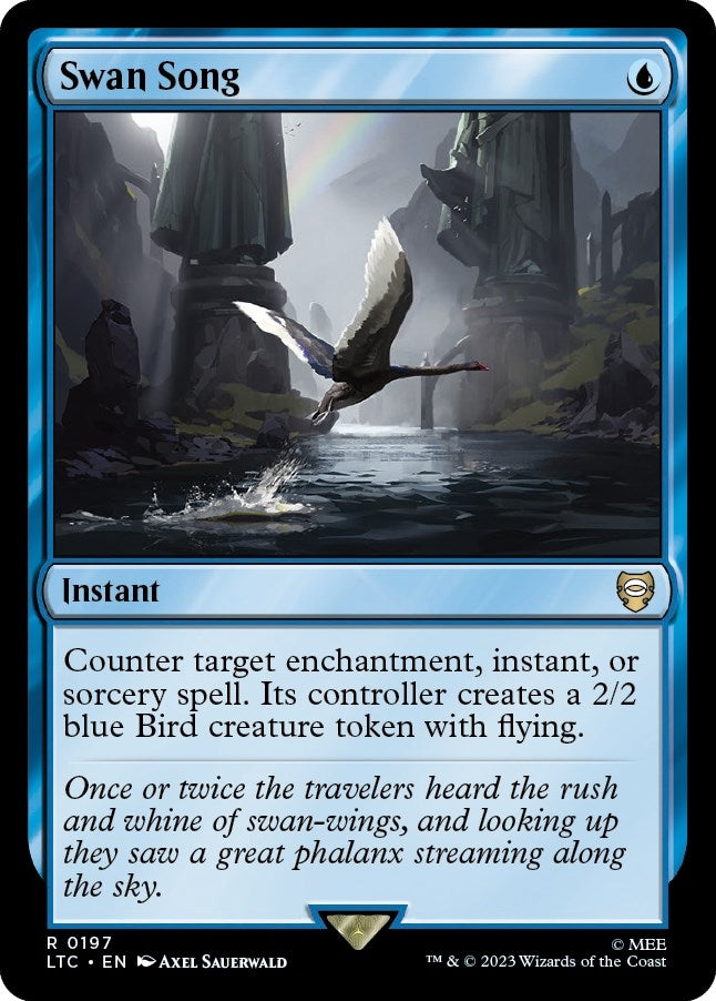 Image for Swan Song (197) (LTC) - Magic: The Gathering