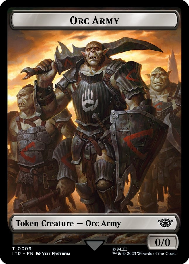 Image for Orc Army (0006) // Orc Army (0005) Double-Sided Token (6 // 5) - Magic: The Gathering