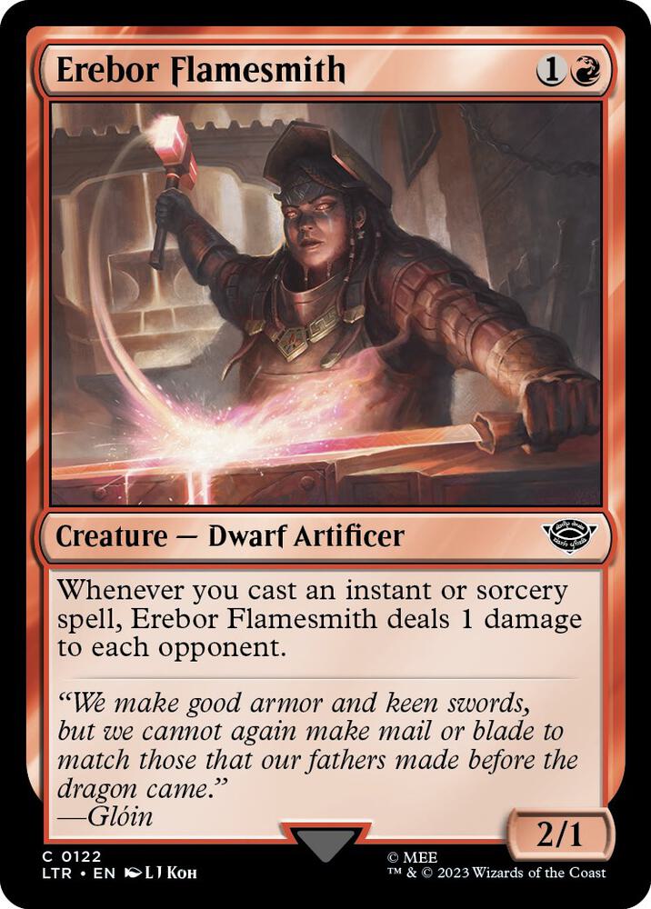 Image for Erebor Flamesmith (122) - Magic: The Gathering