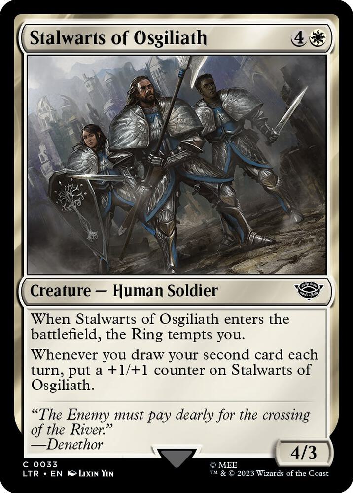 Image for Stalwarts of Osgiliath (33) - Magic: The Gathering