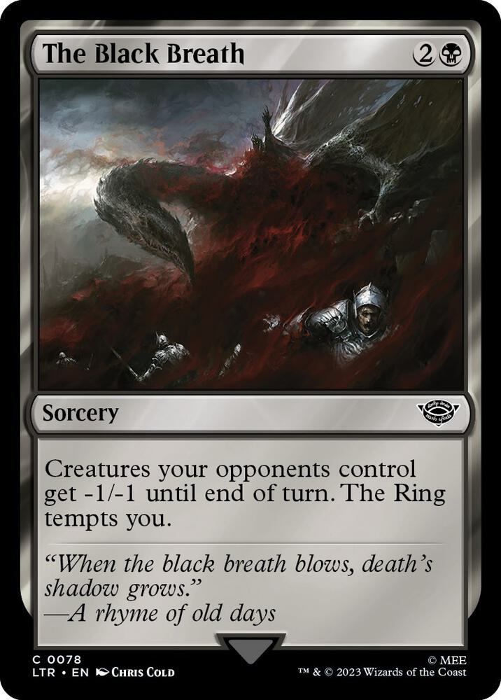 Image for The Black Breath (78) - Magic: The Gathering