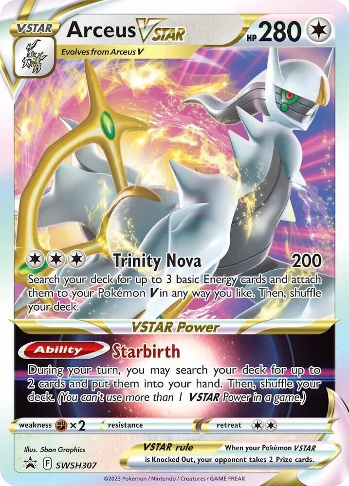 Image for Arceus VSTAR - SWSH307 (SWSH307) (SWSD) - Pokemon