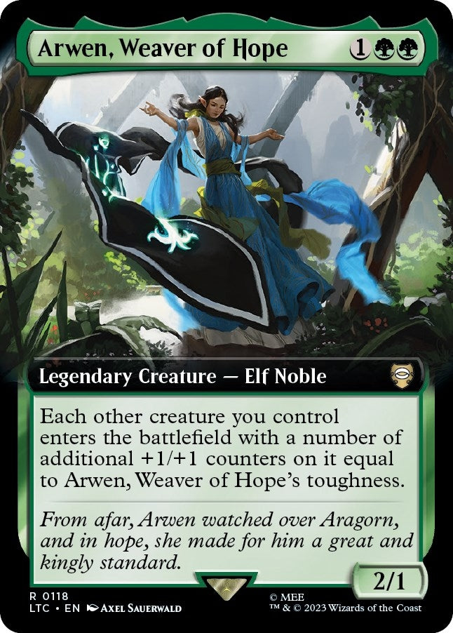 Image for Arwen, Weaver of Hope (Extended Art) (118) - Magic: The Gathering