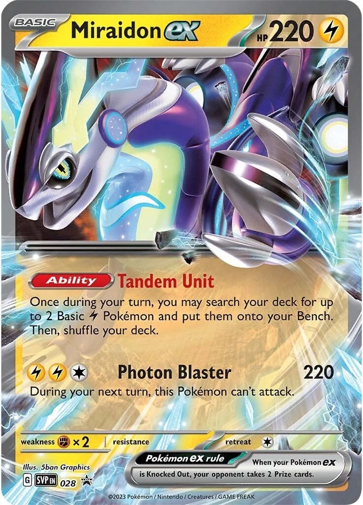 Image for Miraidon ex - 028 (028) (SVP) - Pokemon