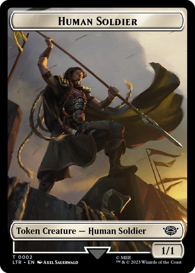 Image for Human Soldier Token (0002) (2) - Magic: The Gathering