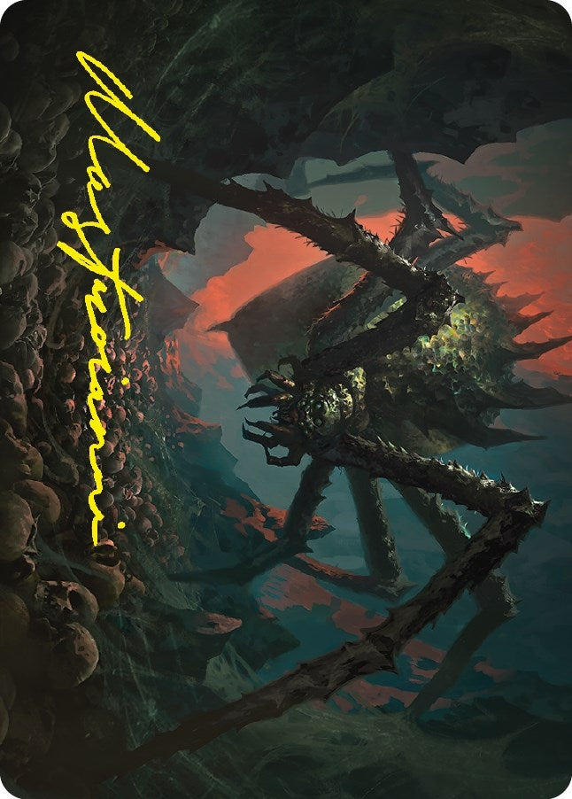 Image for Shelob, Child of Ungoliant Art Card (Gold-Stamped Signature) (23) - Magic: The Gathering