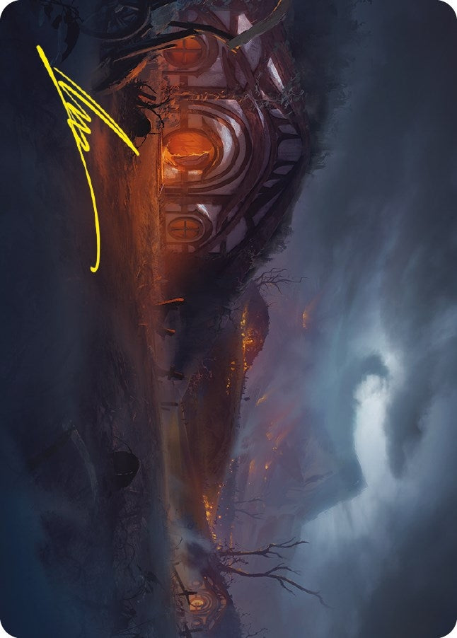 Image for Field of Ruin Art Card (Gold-Stamped Signature) (77) - Magic: The Gathering