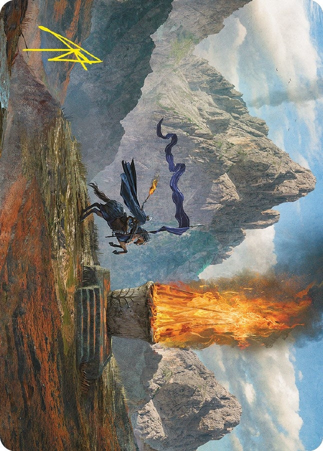 Image for Call for Aid Art Card (Gold-Stamped Signature) (60) - Magic: The Gathering