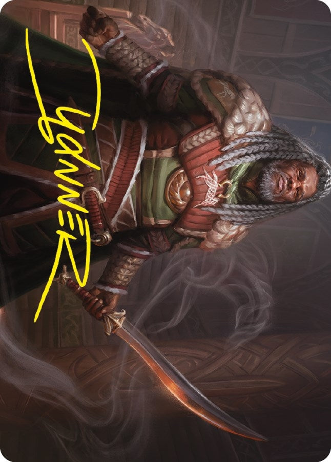 Image for Theoden, King of Rohan Art Card (Gold-Stamped Signature) (25) - Magic: The Gathering