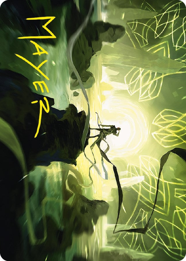 Image for Legolas, Master Archer Art Card (Gold-Stamped Signature) (45) (ASLTR) - Magic: The Gathering