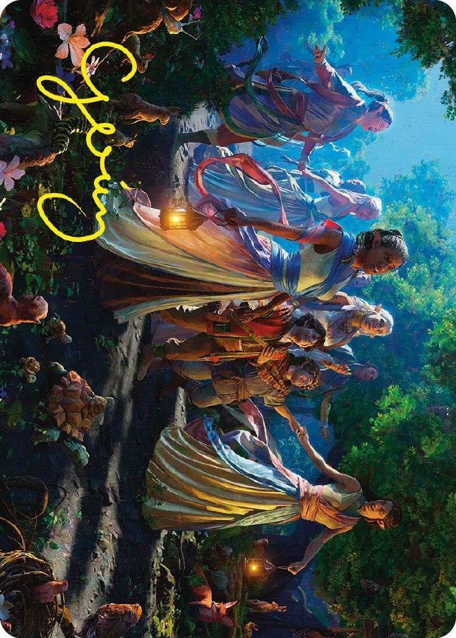 Image for Realm Seekers Art Card (Gold-Stamped Signature) (74) - Magic: The Gathering