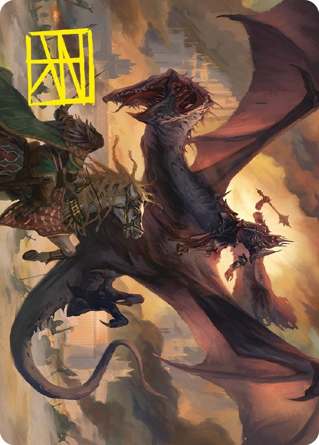 Image for Witch-king, Bringer of Ruin Art Card (Gold-Stamped Signature) (34) (ASLTR) - Magic: The Gathering