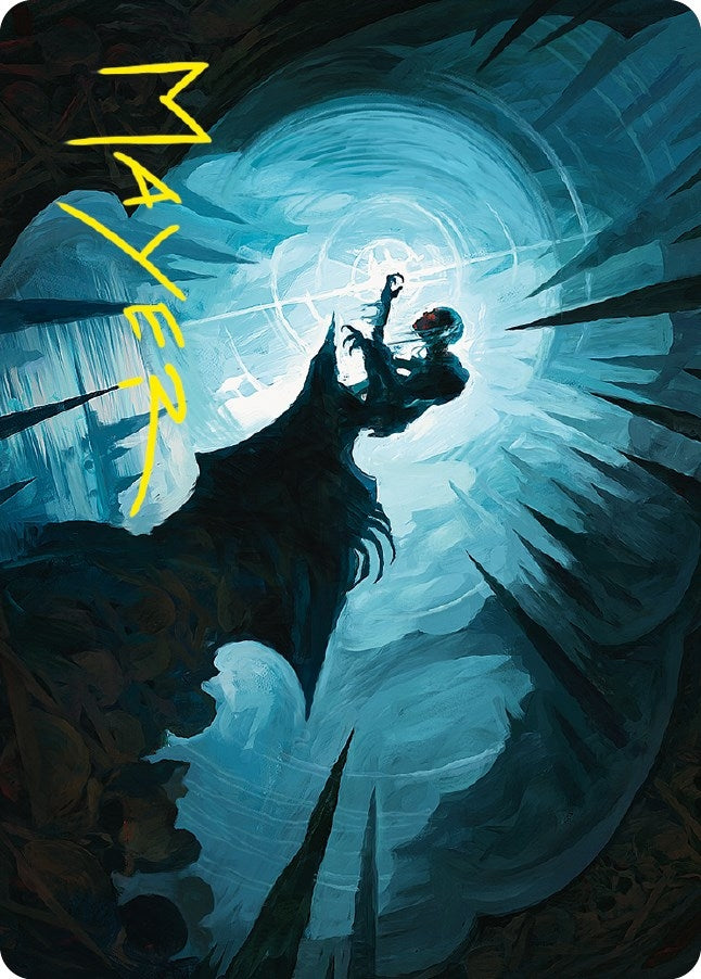 Image for Gollum, Patient Plotter Art Card (Gold-Stamped Signature) (41) - Magic: The Gathering