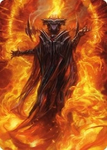 Image for Sauron, the Dark Lord Art Card (21) (ASLTR) - Magic: The Gathering