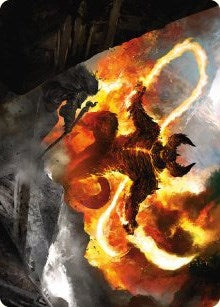 Image for The Balrog, Flame of Udun Art Card (36) - Magic: The Gathering