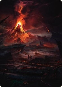 Image for Valley of Gorgoroth Art Card (80) (ASLTR) - Magic: The Gathering