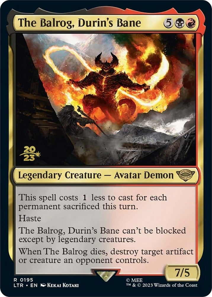 Image for The Balrog, Durin's Bane (195) - Magic: The Gathering