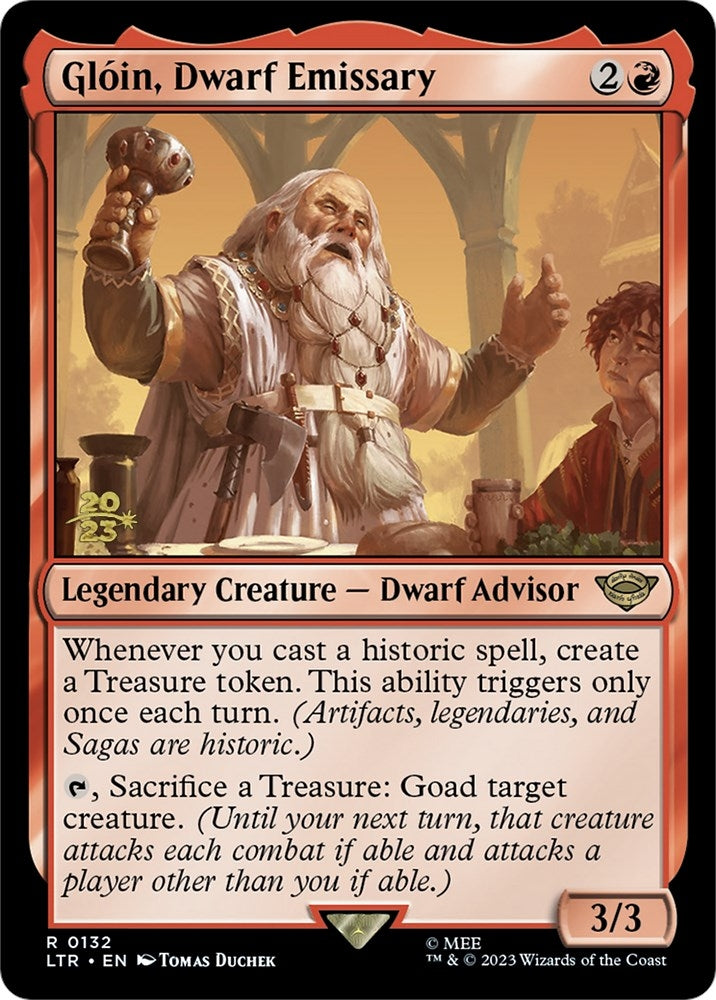 Image for Gloin, Dwarf Emissary (132) - Magic: The Gathering