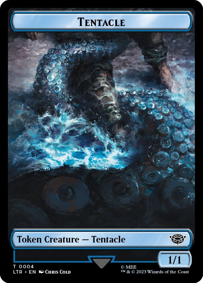 Image for Tentacle // Food (0011) Double-Sided Token (4 // 11) - Magic: The Gathering