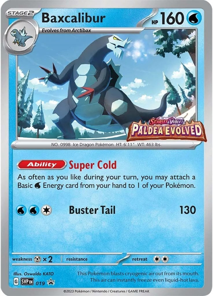 Image for Baxcalibur - 019 (Prerelease) (019) (SVP) - Pokemon