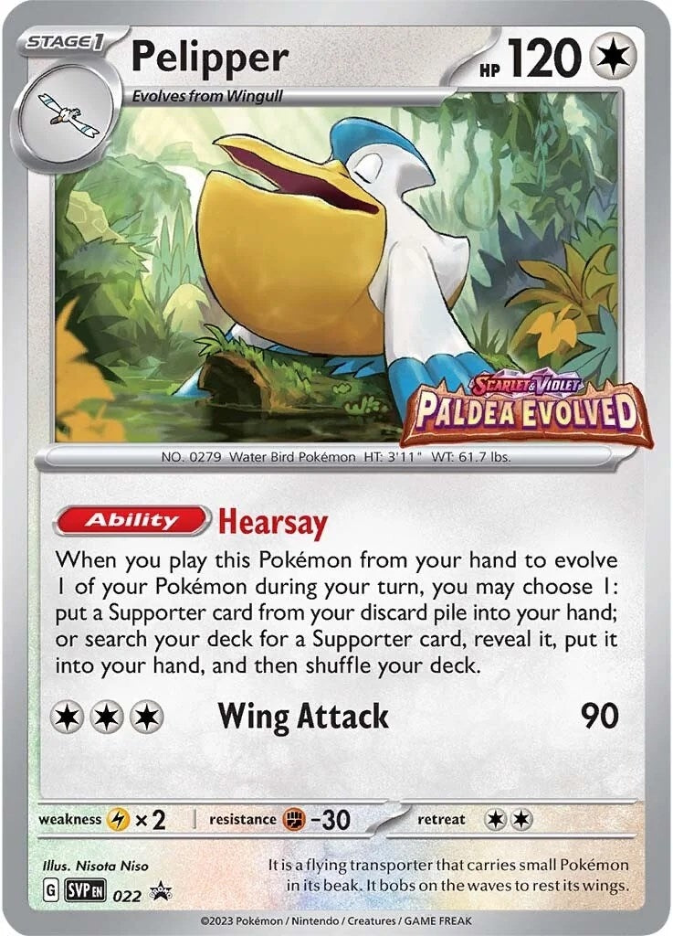 Image for Pelipper - 022 (Prerelease) (022) (SVP) - Pokemon