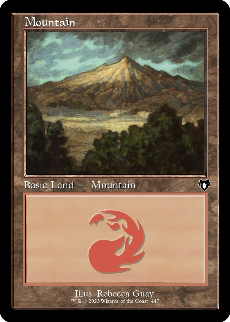Image for Mountain (447) (Retro Frame) (447) (CMM) - Magic: The Gathering