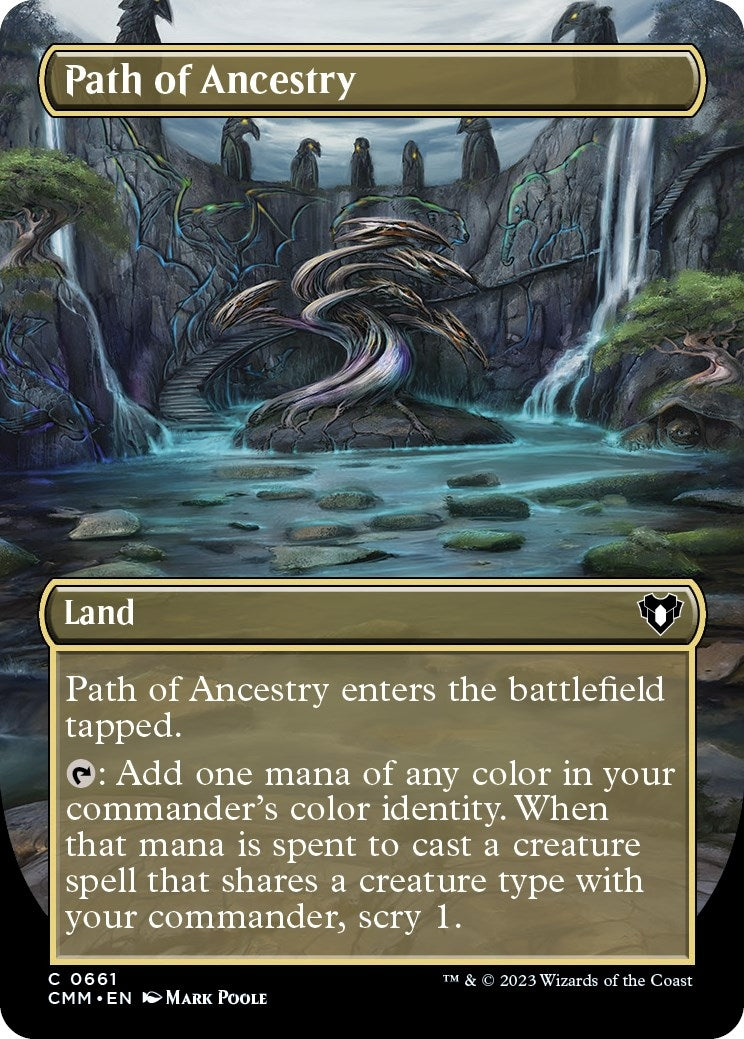 Image for Path of Ancestry (Borderless) (661) - Magic: The Gathering