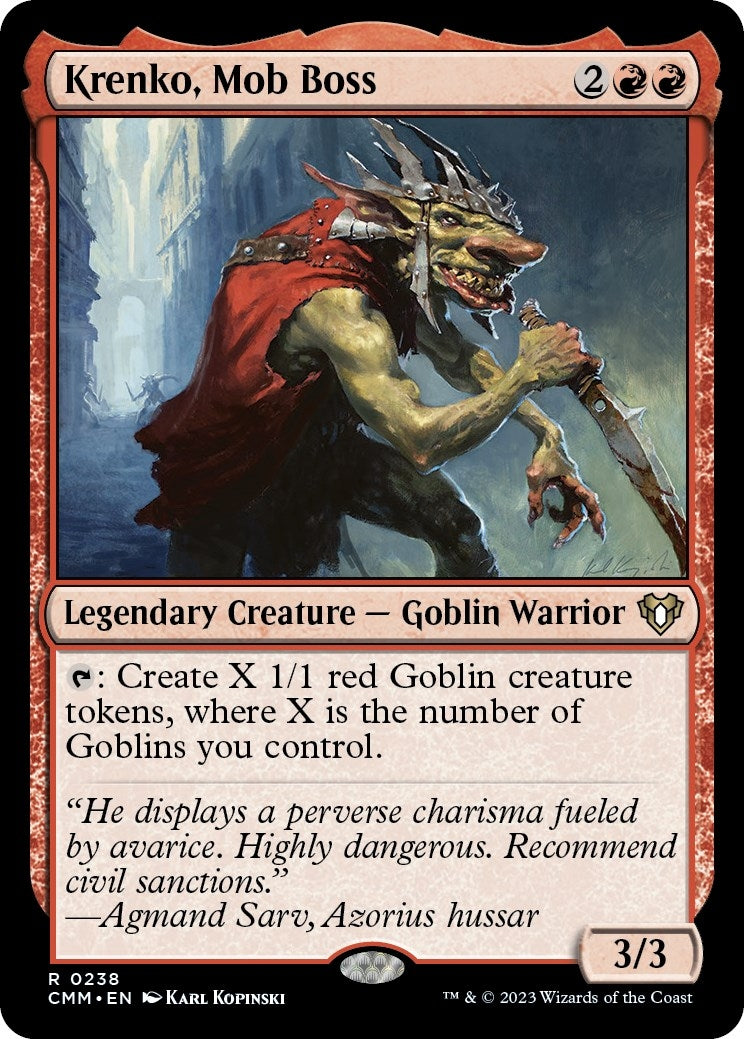 Image for Krenko, Mob Boss (238) - Magic: The Gathering