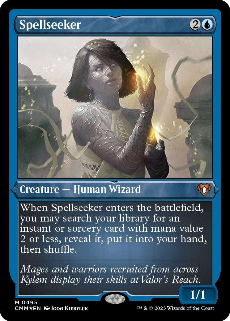 Image for Spellseeker (Foil Etched) (495) - Magic: The Gathering