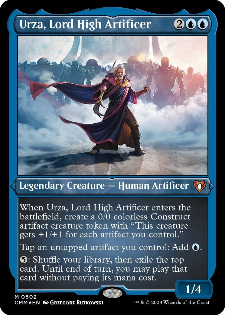 Image for Urza, Lord High Artificer (Foil Etched) (502) - Magic: The Gathering