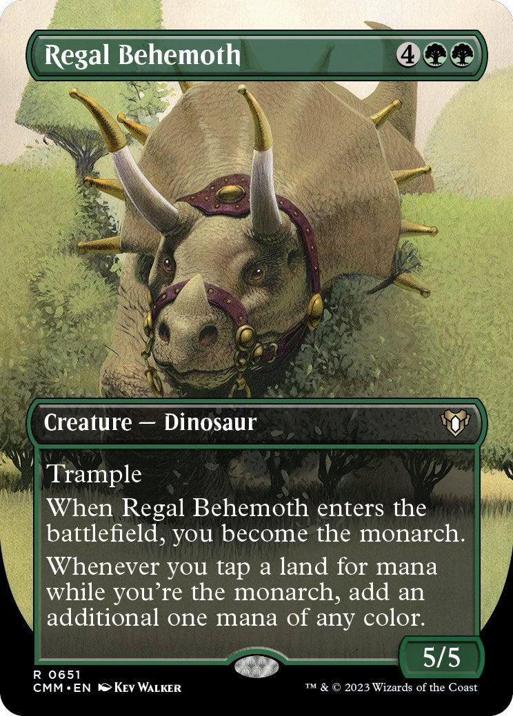 Image for Regal Behemoth (Borderless) (651) - Magic: The Gathering
