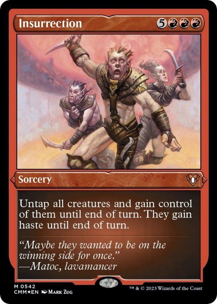 Image for Insurrection (Foil Etched) (542) - Magic: The Gathering