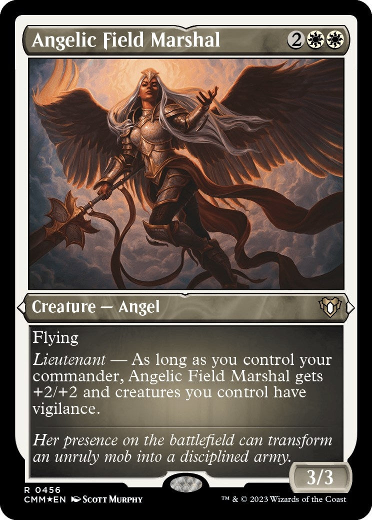 Image for Angelic Field Marshal (Foil Etched) (456) (CMM) - Magic: The Gathering