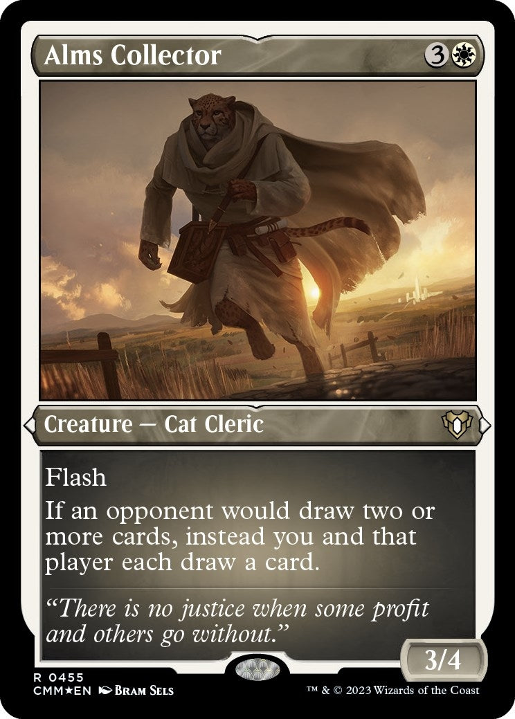 Image for Alms Collector (Foil Etched) (455) (CMM) - Magic: The Gathering