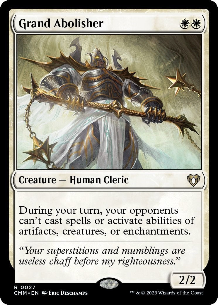 Image for Grand Abolisher (27) - Magic: The Gathering