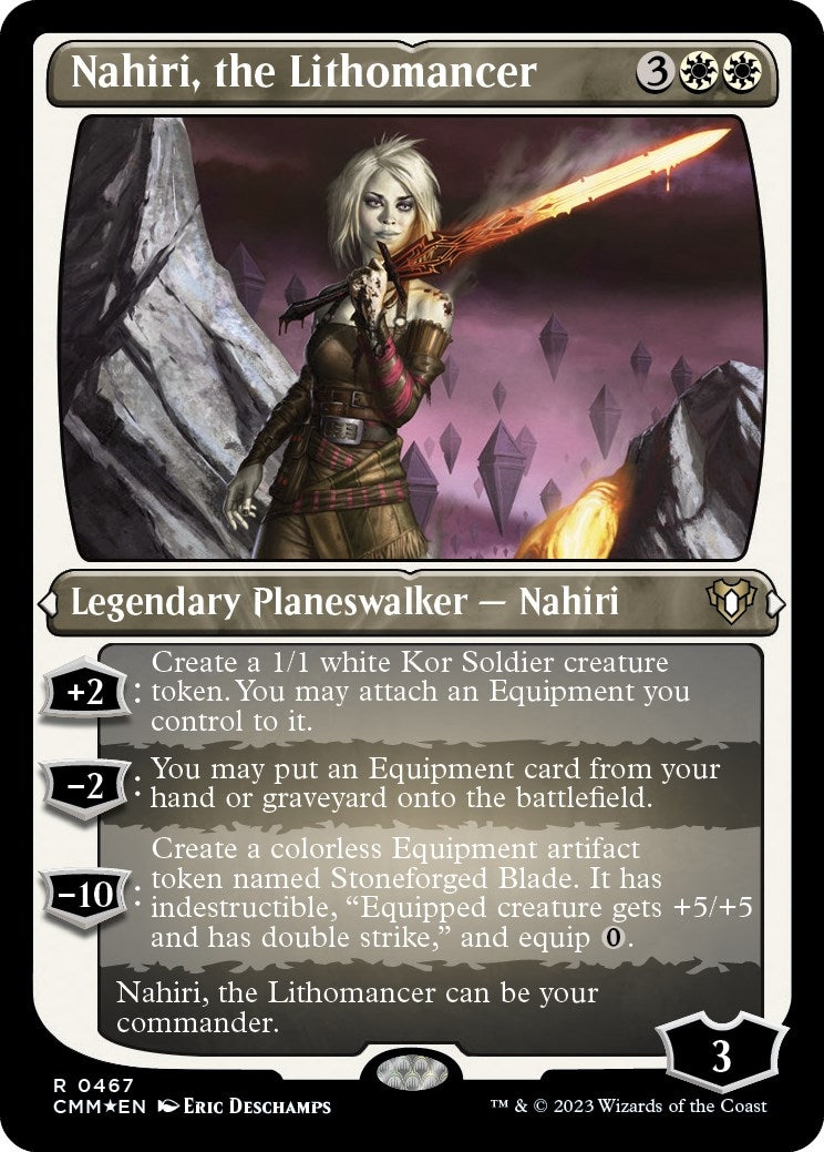 Image for Nahiri, the Lithomancer (Foil Etched) (467) - Magic: The Gathering
