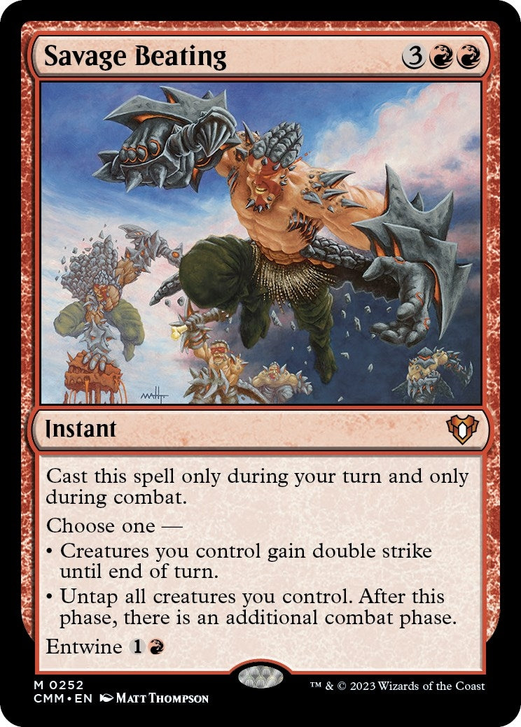 Image for Savage Beating (252) - Magic: The Gathering
