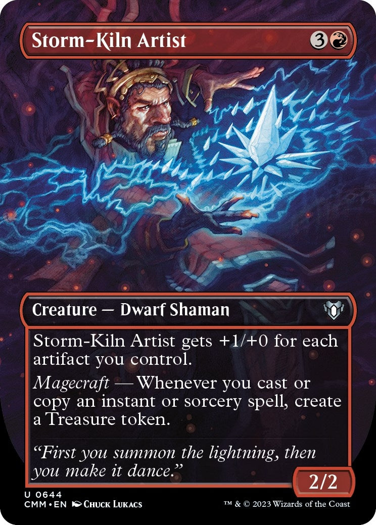 Image for Storm-Kiln Artist (Borderless) (644) - Magic: The Gathering