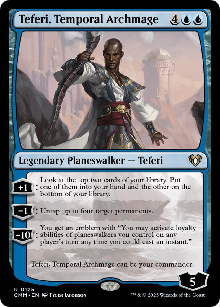 Image for Teferi, Temporal Archmage (125) - Magic: The Gathering
