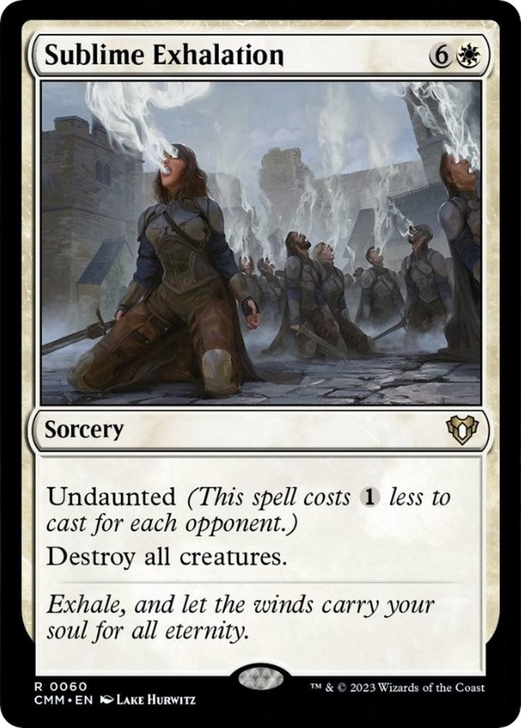 Image for Sublime Exhalation (60) (CMM) - Magic: The Gathering