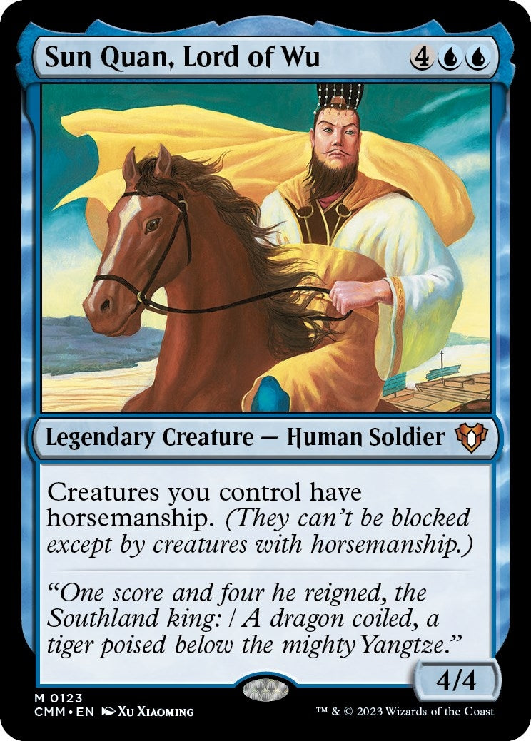 Image for Sun Quan, Lord of Wu (123) - Magic: The Gathering