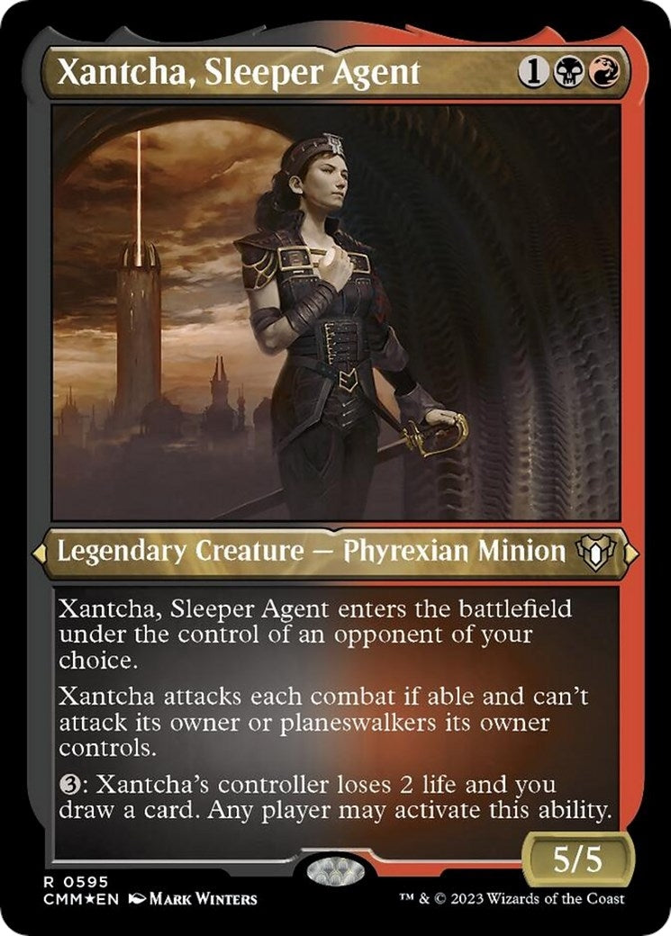 Image for Xantcha, Sleeper Agent (Foil Etched) (595) - Magic: The Gathering