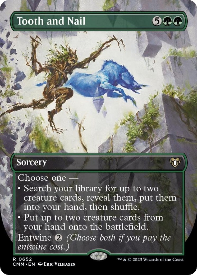 Image for Tooth and Nail (Borderless) (652) - Magic: The Gathering