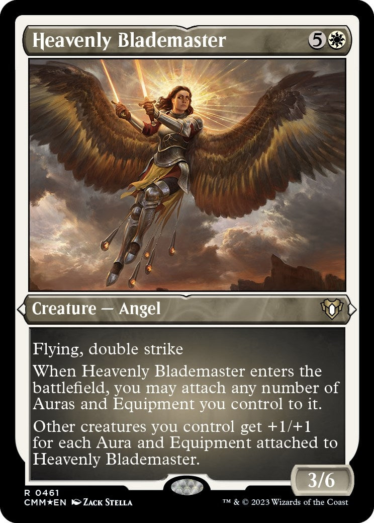 Image for Heavenly Blademaster (Foil Etched) (461) - Magic: The Gathering