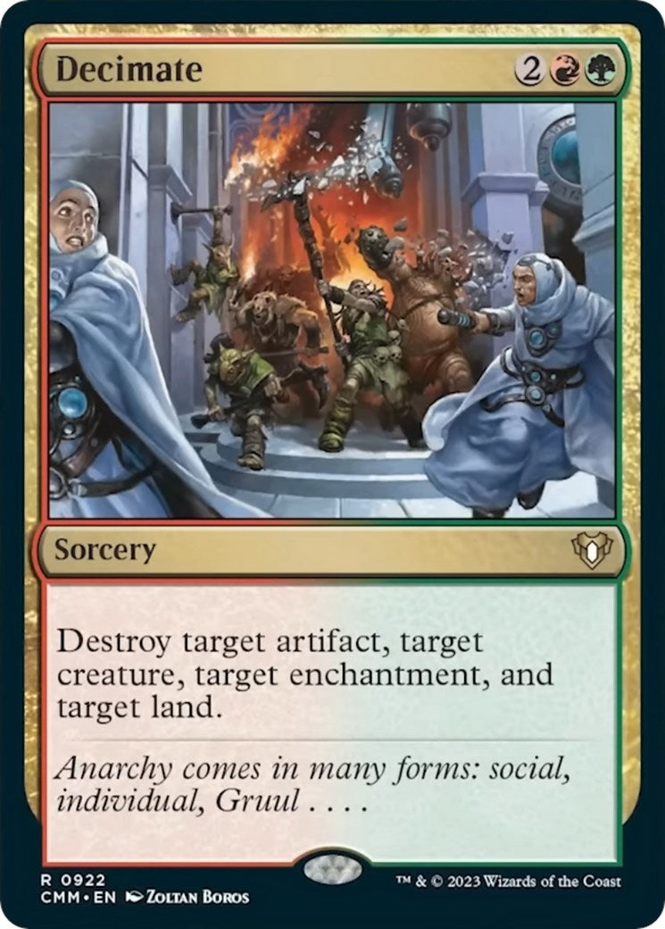 Image for Decimate (922) - Magic: The Gathering